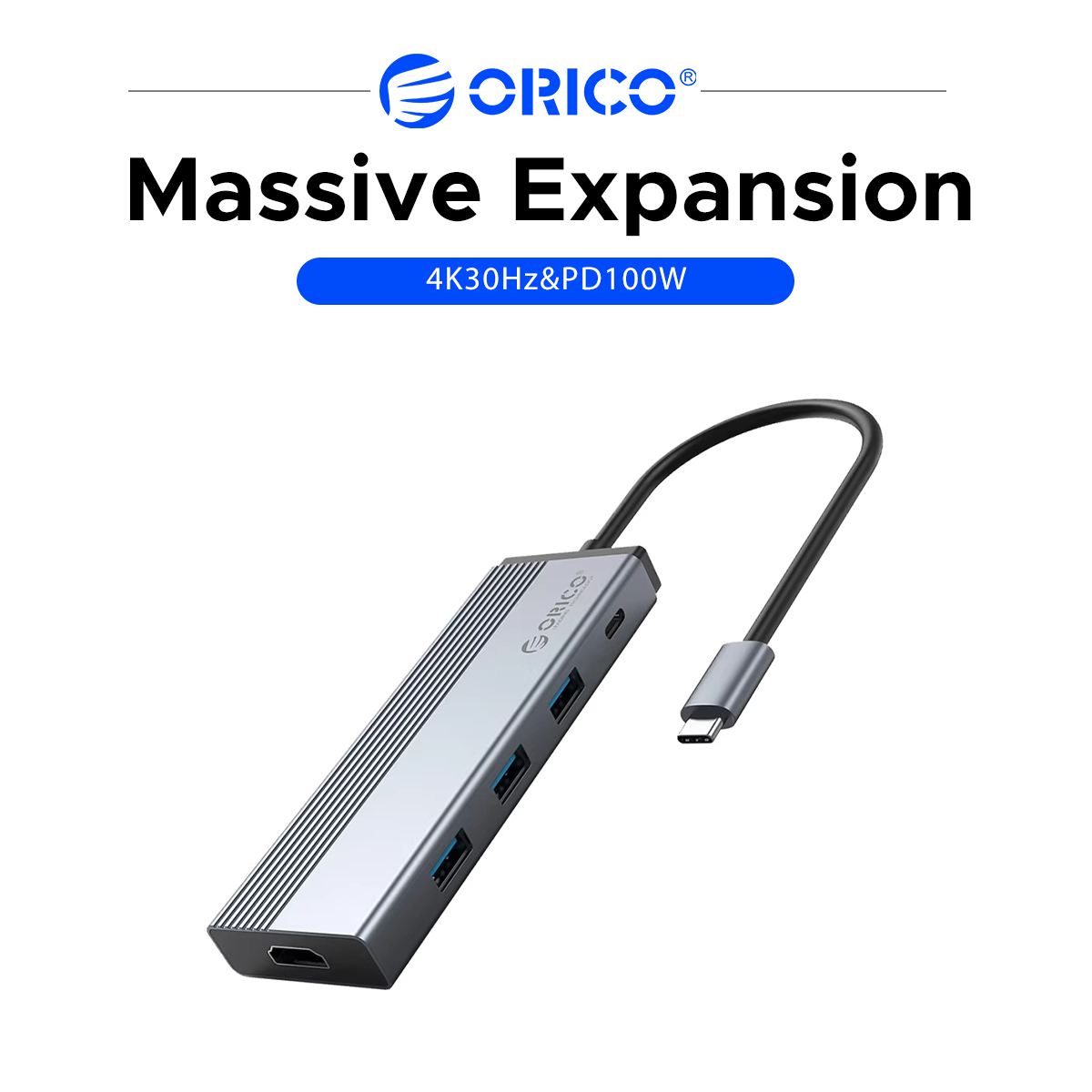 Laptop Accessories Hub - ORICO 5'i 1 Arada USB C