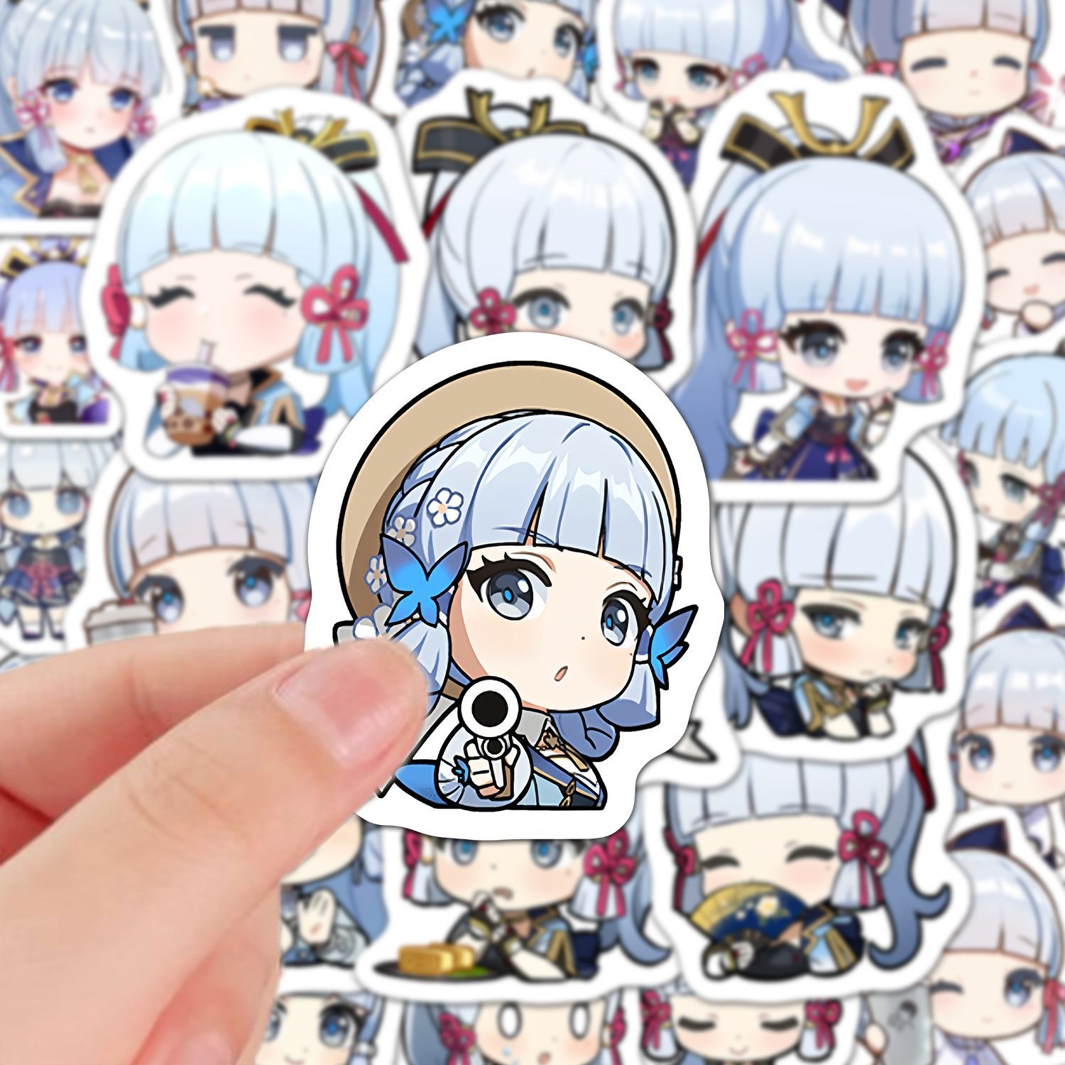 Laptop Accessories - Kamisato Ayaka 60 Adet Genshin Etki