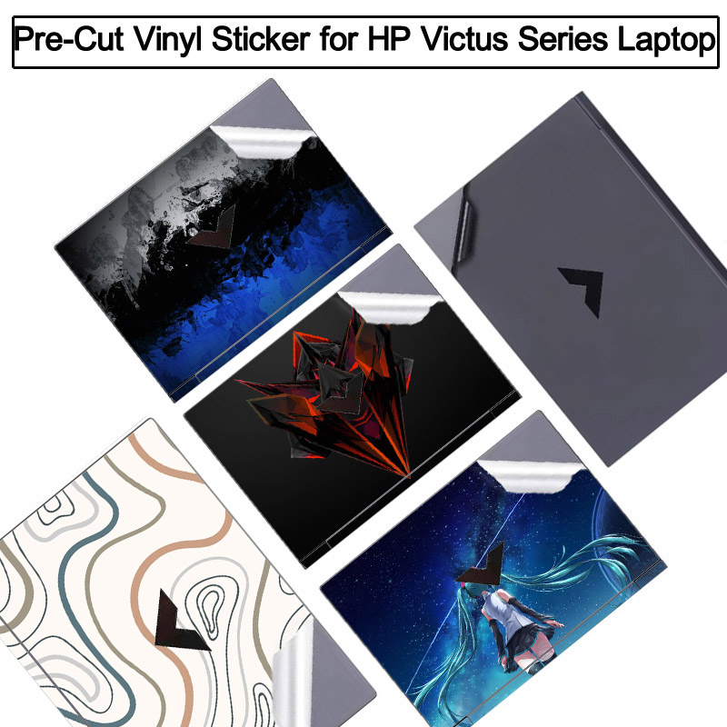 Victus Laptop Accessories - Anti Scratch DIY vinil yapışkan Cilt