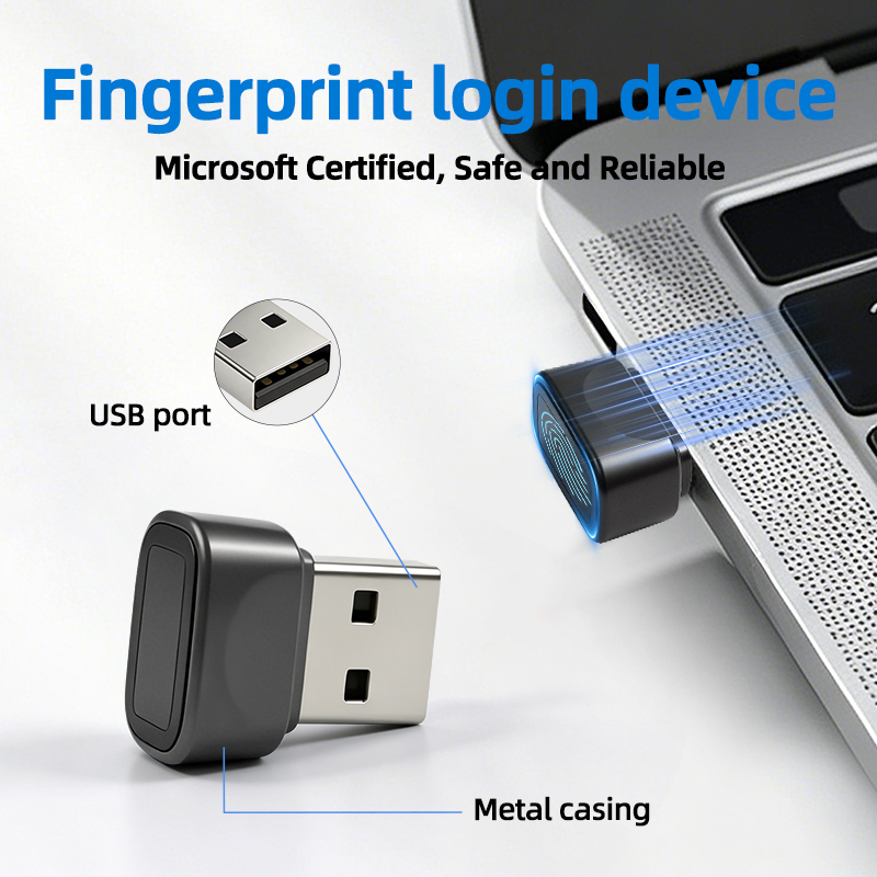 Fingerprint Reader Usb - Windows 10 11 için Biyometrik Parmak