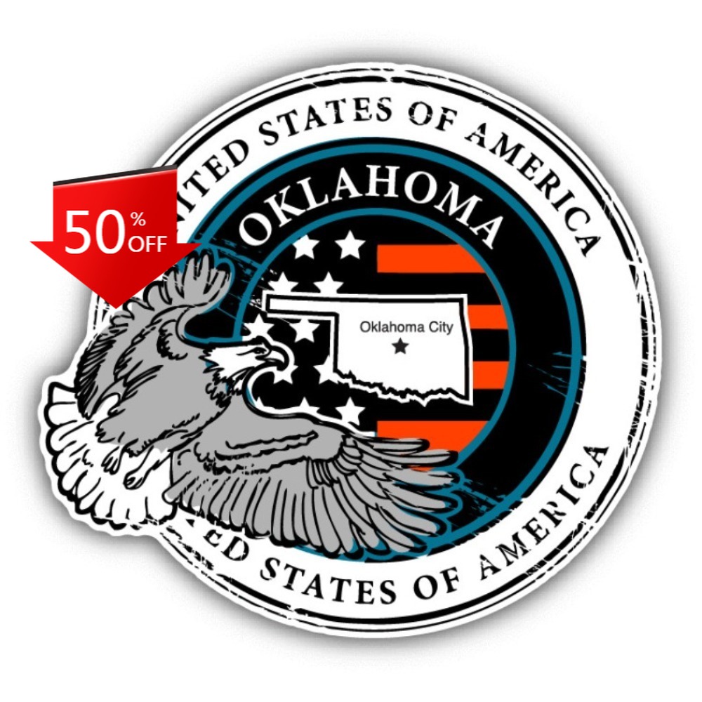Laptop Unique Accessories - Oklahoma ABD Grunge Kauçuk Estetik Araba