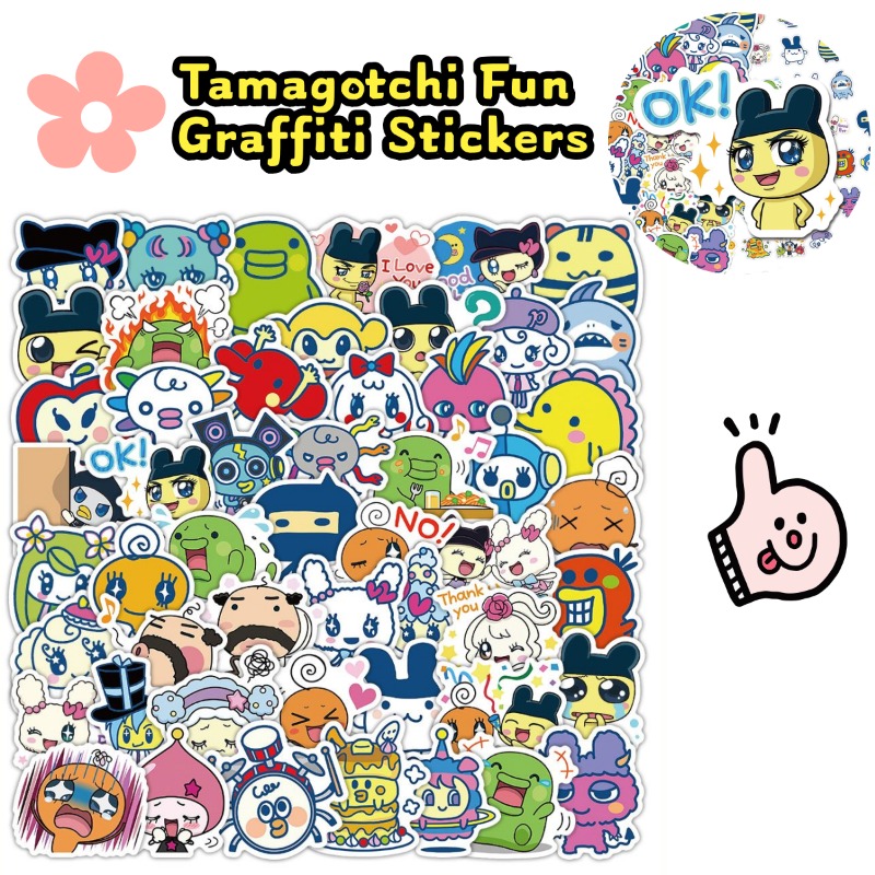 Laptop Accessories - Japon Tamagotchi Çıkartmaları Elektronik Evcil Hayvan
