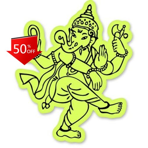 Laptop Unique Accessories - Ganesh Ganesha Dans Eden Havalı Araba