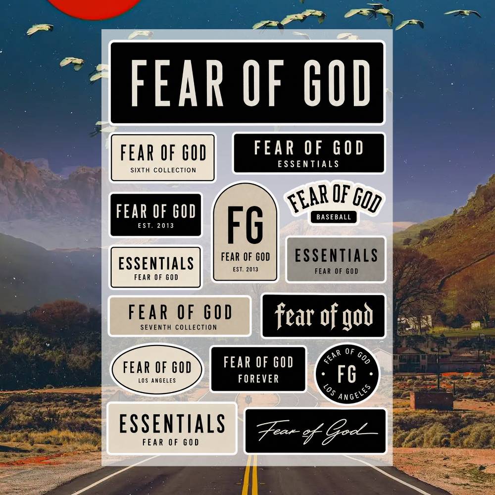 Laptop Accessories Wallpaper - F-EAR OF G-OD Çıkartmalar Moto Etiket