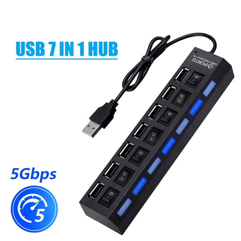 Laptop Accessories Hub - USB 2.0 Hub USB Yüksek Hızlı