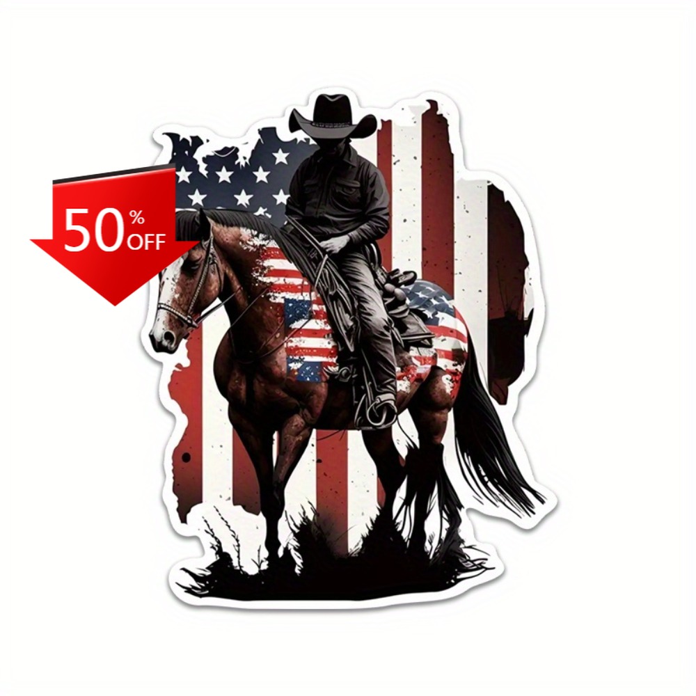 Laptop Unique Accessories - Amerikan Kovboy Temalı Benzersiz Araba Dizüstü