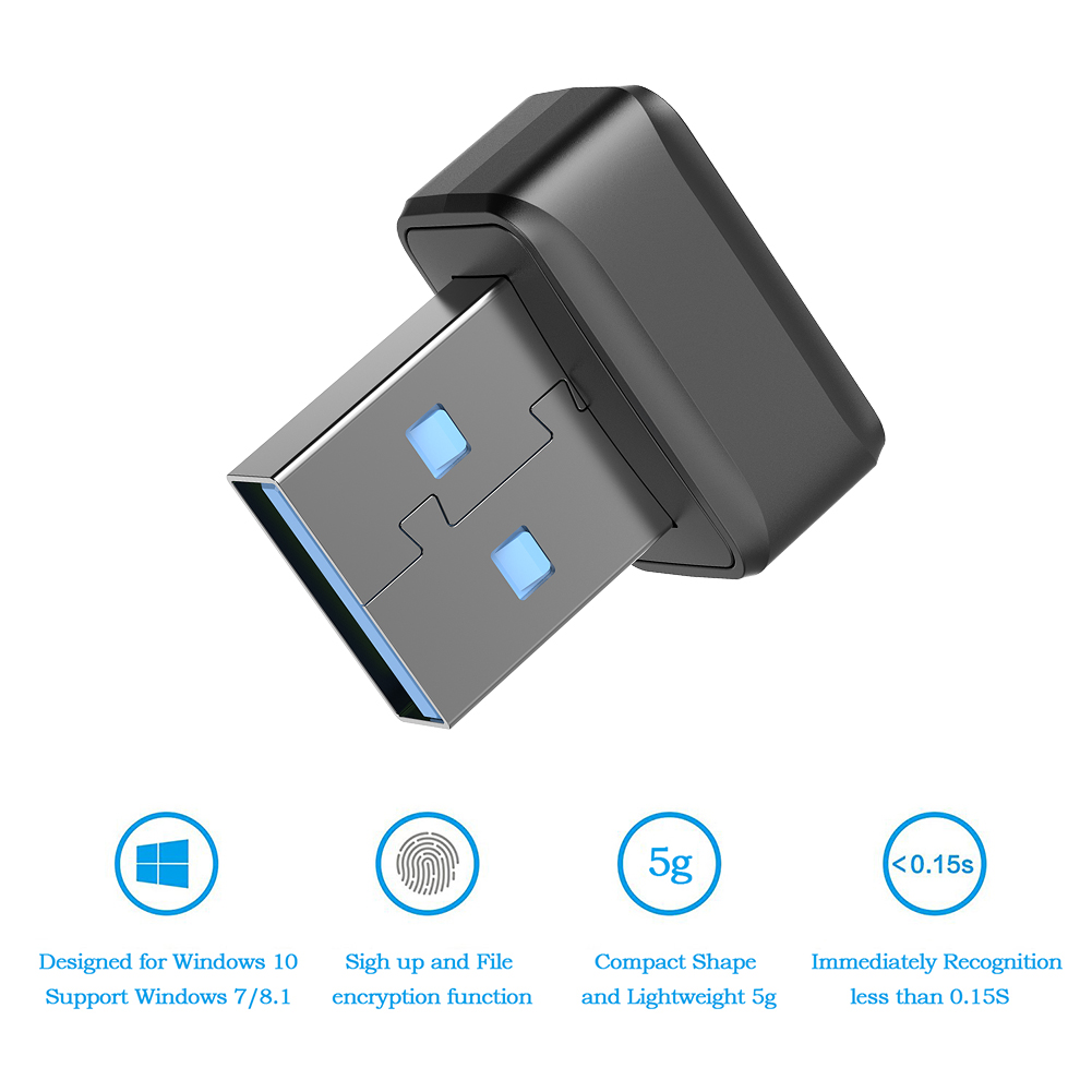 Windows 10 11 için USB parmak  - Fingerprint Reader Usb incelemesi ve fiyatı