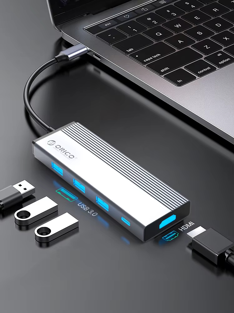 ORICO 5'i 1 Arada USB C Hub Ço - Laptop Accessories Hub incelemesi ve fiyatı