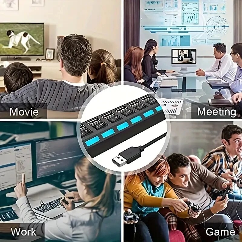 Yüksek Hızlı 4/7 Bağlantı Nokt - Laptop Accessories Hub incelemesi ve fiyatı