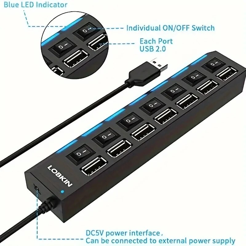 Yüksek Hızlı 4/7 Bağlantı Nokt - Laptop Accessories Hub incelemesi ve fiyatı