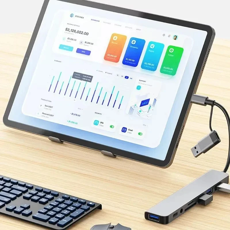 8'i 1 arada USB C Hub USB Çokl - Laptop Accessories Hub incelemesi ve fiyatı