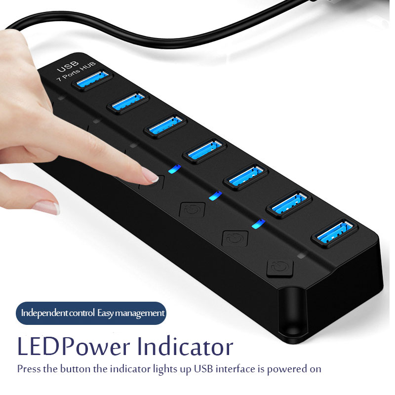 7'si 1 Arada USB 3.0 Hub Çoklu - Laptop Accessories Hub incelemesi ve fiyatı