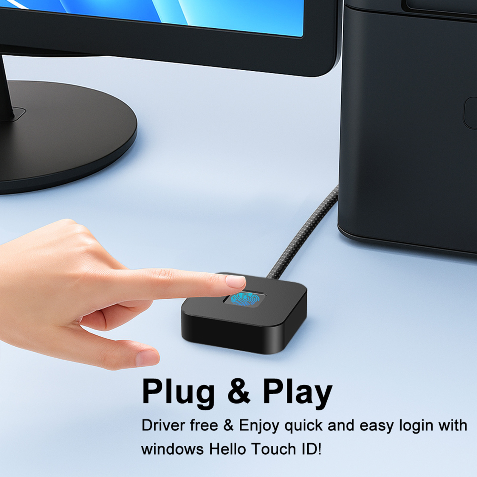 Windows Hello için USB Parmak  - Fingerprint Reader Usb incelemesi ve fiyatı
