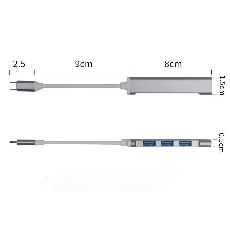 4'ü 1 arada Alüminyum Çoklu Sp - Laptop Accessories Hub incelemesi ve fiyatı