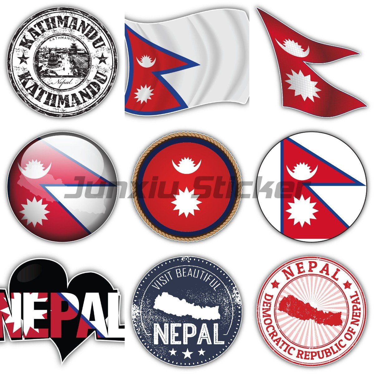 Nepal Bayrağı Tampon Vinil Bis - Laptop Accessories In Nepal incelemesi ve fiyatı