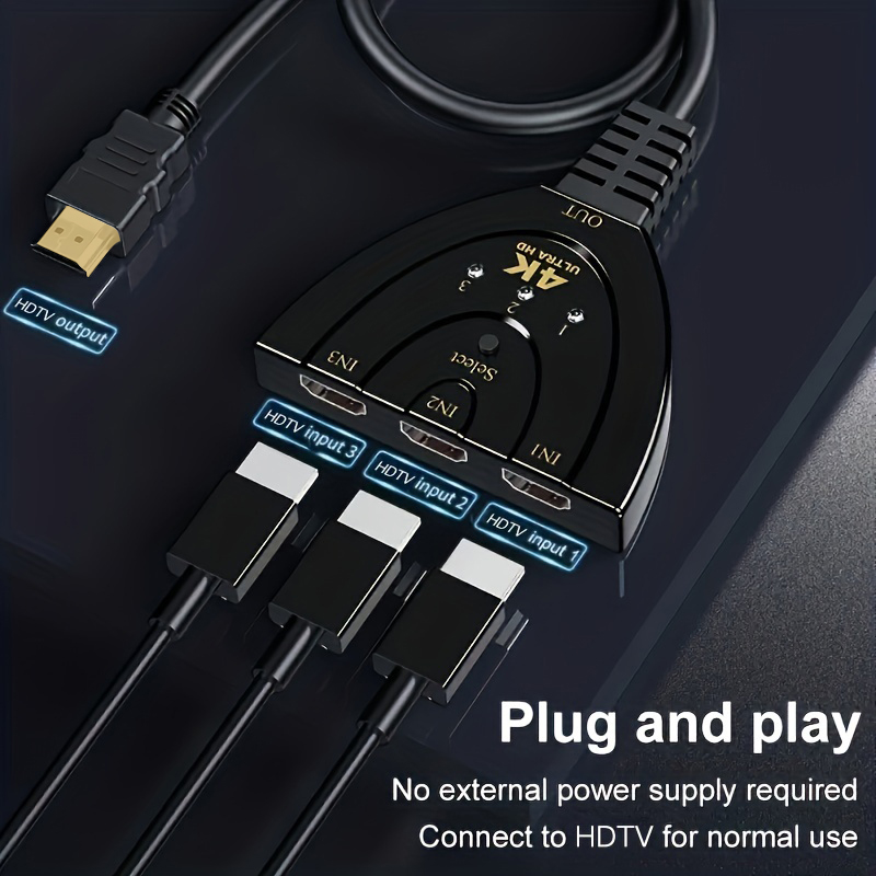 4K*2K 3 Port HDTV uyumlu Anaht - Laptop Accessories Hub incelemesi ve fiyatı