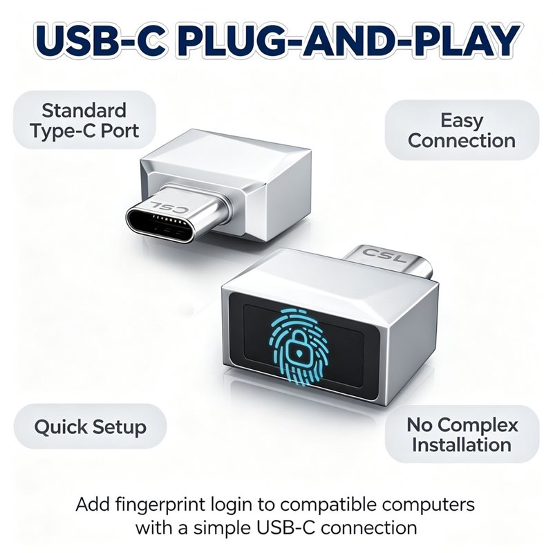 Windows 10 11 için USB Parmak  - Fingerprint Reader Usb incelemesi ve fiyatı