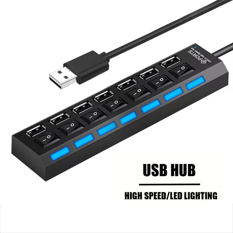 7 Port USB 2.0 Hub Splitter Di - Laptop Accessories Hub incelemesi ve fiyatı