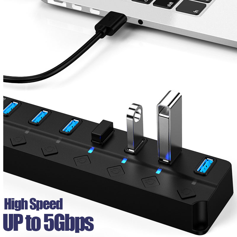 USB 3.0 Güç Adaptörü 4/7 Portl - Laptop Accessories Hub incelemesi ve fiyatı