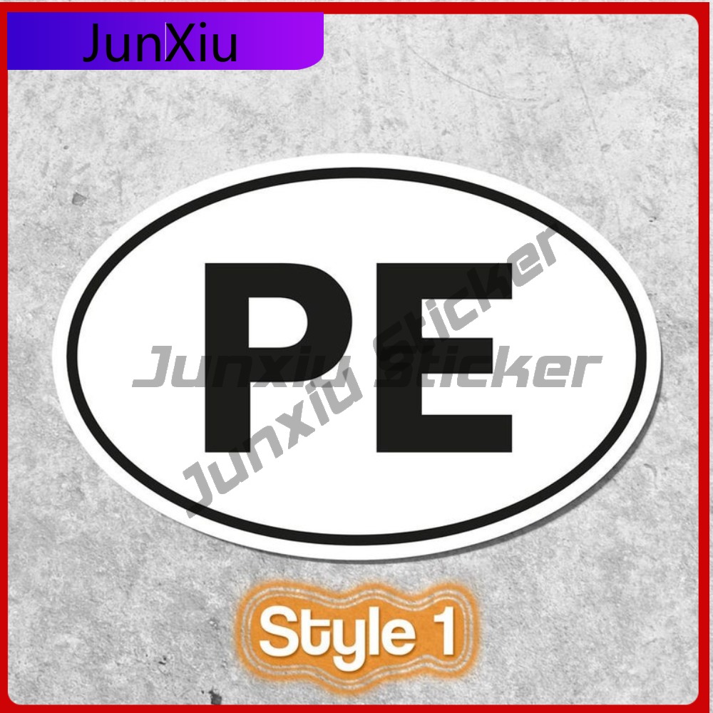 Peru PE Etiket Oval Bayrak Su  - Laptop Unique Accessories incelemesi ve fiyatı