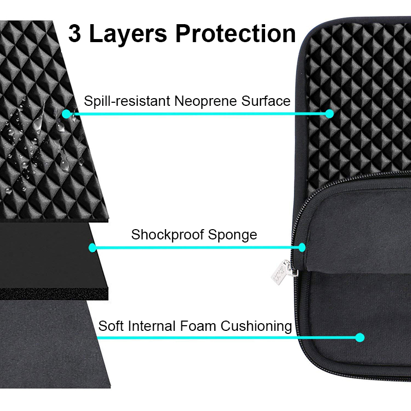 Siyah Laptop Çantası 11 12 14  - Laptop Sleeve Neoprene incelemesi ve fiyatı