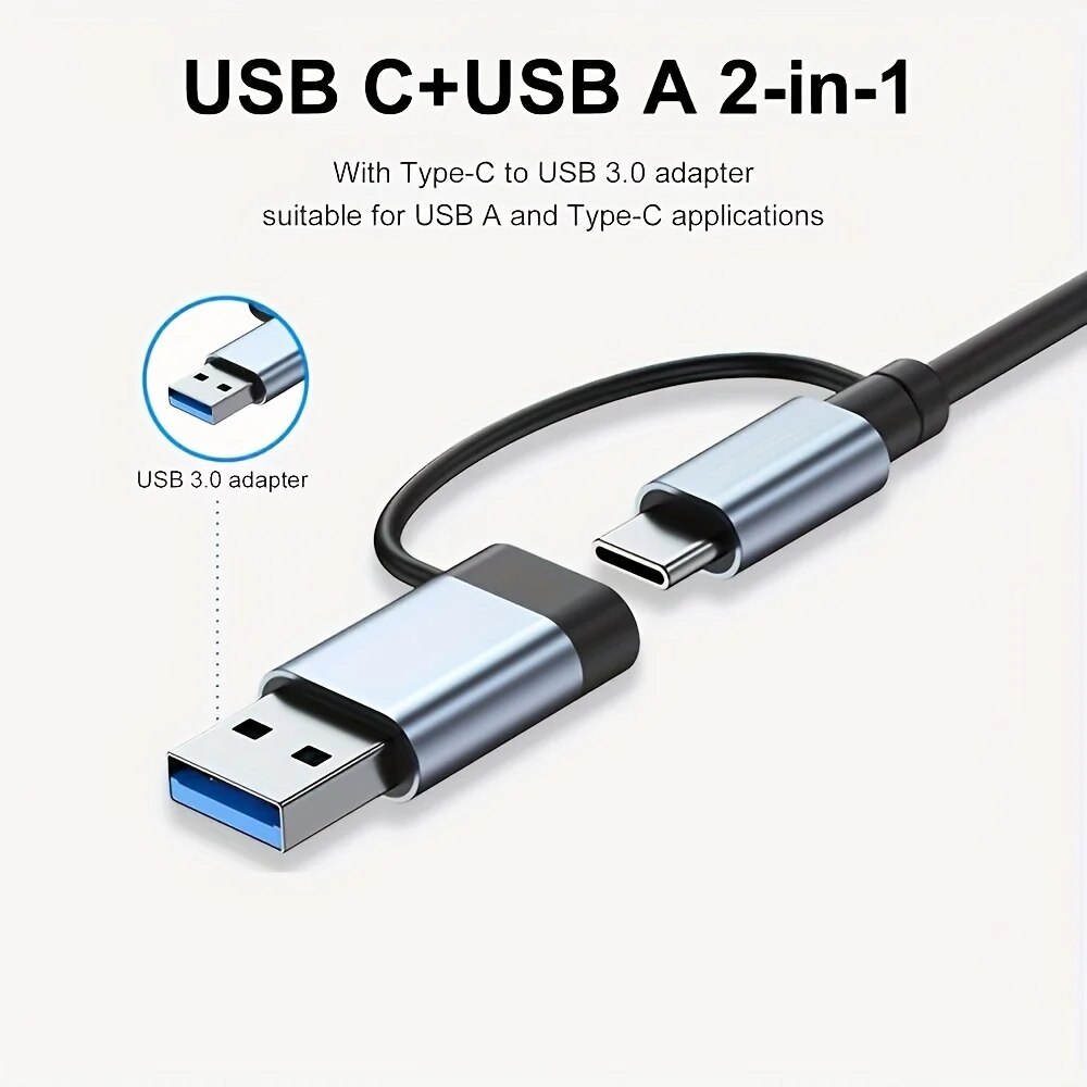 2'si 1 Arada USB3.0 Hub 7 Port - Laptop Accessories Hub incelemesi ve fiyatı